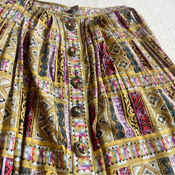 Vintage 90s Cropped Top and Aline Midi Skirt Matching Set - Picture 9 of 12